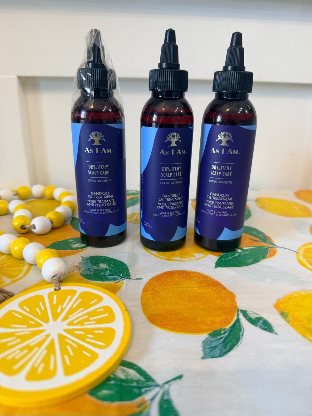 As I Am Dandruff Oil Treatment Trio